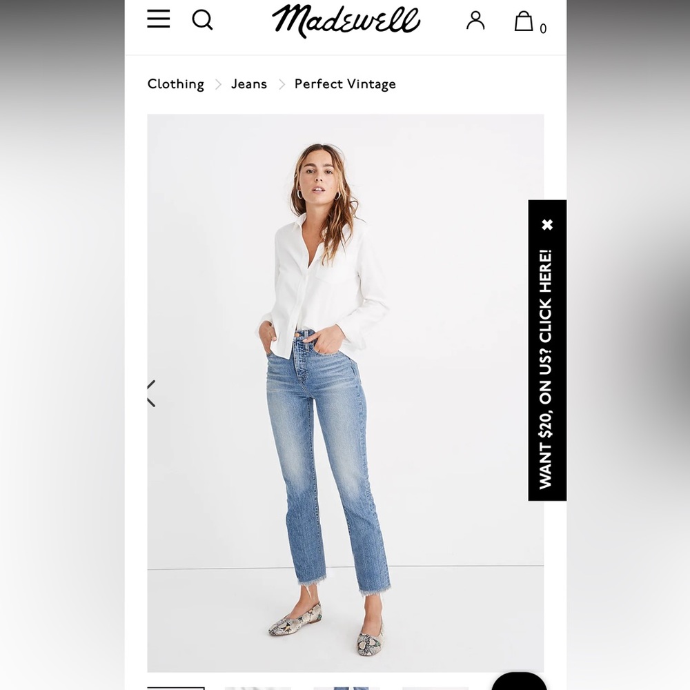Madewell The Perfect Vintage Jeans